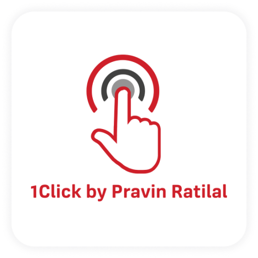 Official 1Click by Pravin Ratilal app icon